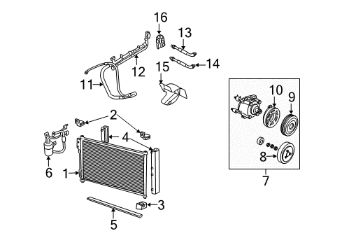 2004 Lincoln Navigator Disc Assembly - Clutch Diagram for 6L1Z-19D786-AA