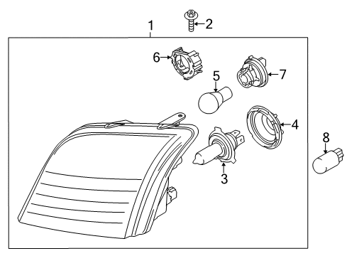 2011 Ford Transit Connect Bulbs Diagram