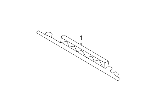 2014 Lincoln MKX High Mount Lamps Diagram