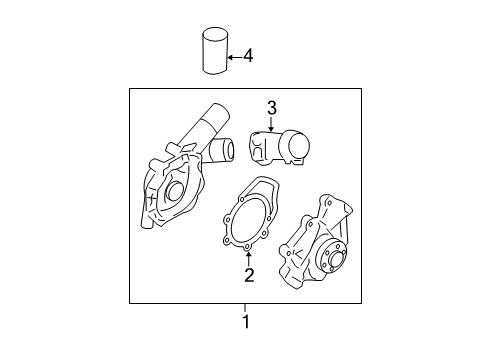 2009 Ford Fusion Water Pump Diagram 2 - Thumbnail