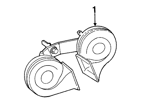 1995 Lincoln Mark VIII Horn Diagram