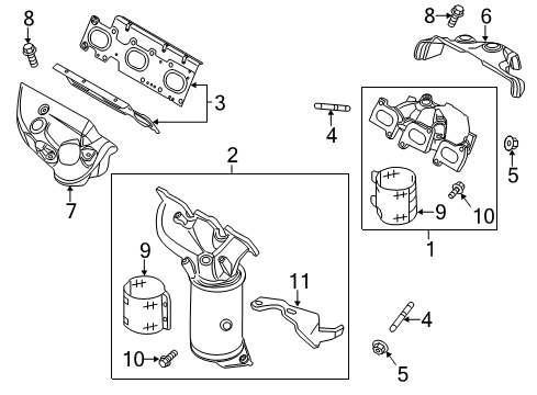 2018 Ford Police Interceptor Sedan Exhaust Manifold Diagram