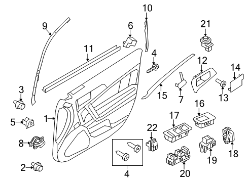 2012 Lincoln MKZ Stop - Contact Switch Diagram for 6E5Z-5426413-AA