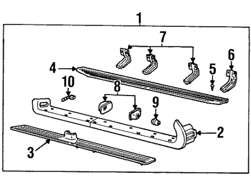 1998 Lincoln Navigator Running Board Diagram