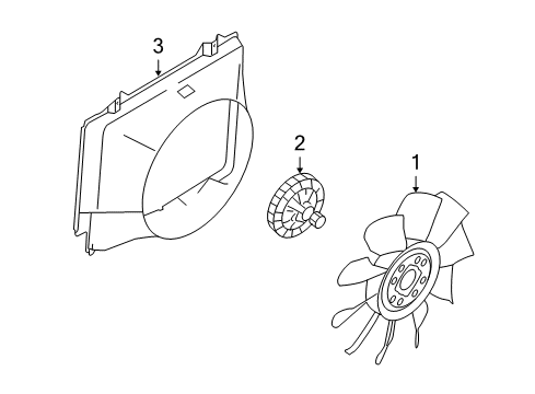 2008 Ford E-350 Super Duty Cooling System, Radiator, Water Pump, Cooling Fan Diagram 3 - Thumbnail