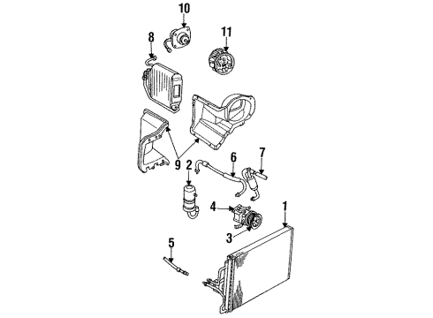 1990 Lincoln Town Car Disc Assembly - Clutch Diagram for E9VZ-19D786-A