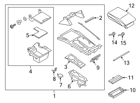 2020 Ford Explorer BOX - UTILITY - LESS HOUSING Diagram for LB5Z-7813546-AB