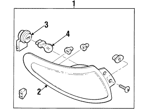 2002 Ford Escort Tail Lamps Diagram 2 - Thumbnail