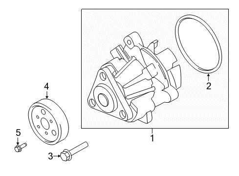 2017 Ford Escape Water Pump Diagram 2 - Thumbnail