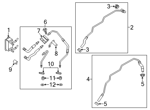 2016 Ford Fusion Oil Cooler, Transmission Diagram 4 - Thumbnail