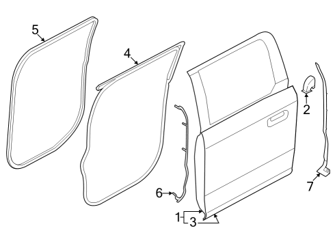 2022 Ford F-150 Lightning Door & Components Diagram 2 - Thumbnail