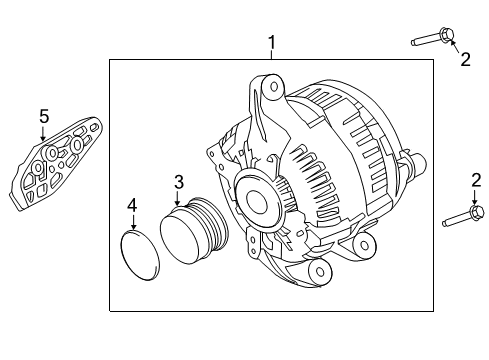 2017 Lincoln MKC Alternator Diagram 2 - Thumbnail