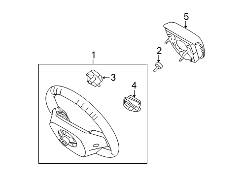 2018 Ford Fiesta Steering Column & Wheel, Steering Gear & Linkage Diagram 5 - Thumbnail