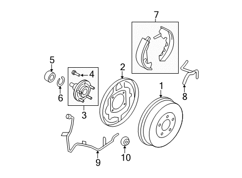 2010 Ford Escape Anti-Lock Brakes Diagram 7 - Thumbnail