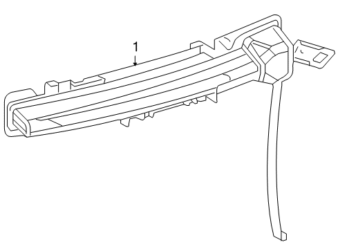 2019 Ford Taurus Lamp Assembly - Side Marker Diagram for AG1Z-13200-A