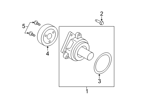 2010 Mercury Mariner Water Pump Diagram