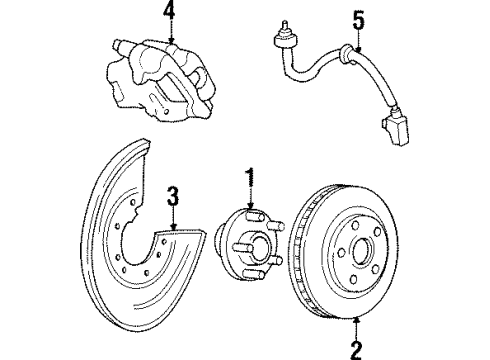 1996 Lincoln Mark VIII Anti-Lock Brakes Diagram 3 - Thumbnail