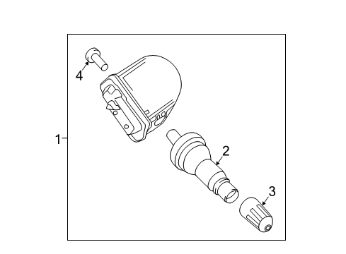 2017 Lincoln MKX Tire Pressure Monitoring Diagram