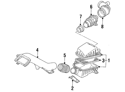 1994 Ford Probe Filters Diagram 2 - Thumbnail