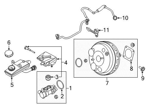 2015 Lincoln MKC Dash Panel Components Diagram