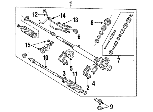 1993 Mercury Tracer Tube - Connecting Diagram for FOCZ-3A714-A