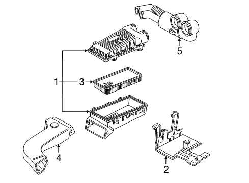 1995 Ford E-350 Econoline Filters Diagram