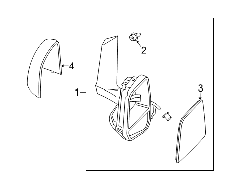 2016 Ford Transit Connect Outside Mirrors Diagram