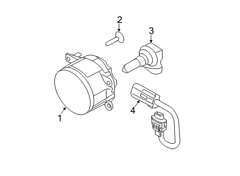 2010 Ford Mustang Bulbs Diagram 2 - Thumbnail