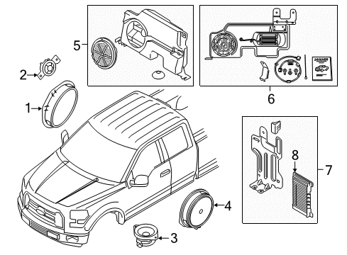 2018 Ford F-150 Sound System Diagram