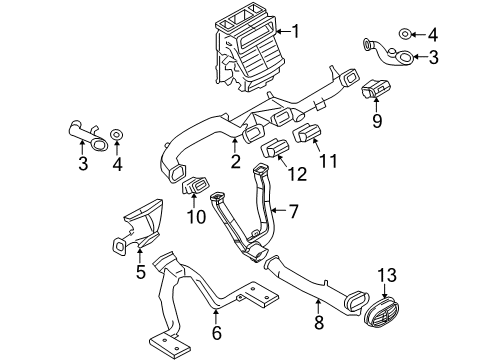 2009 Mercury Sable Ducts Diagram