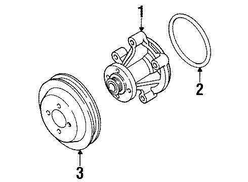 1994 Lincoln Town Car Water Pump Diagram