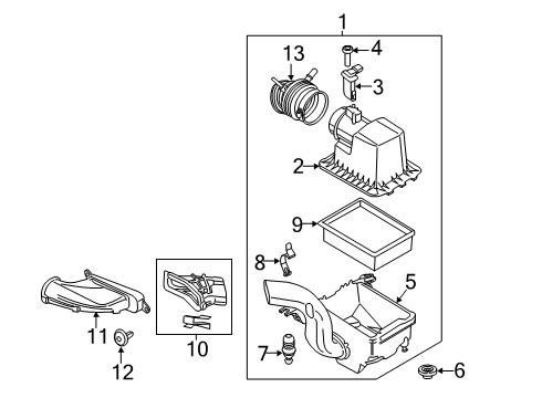 2019 Ford Transit Connect Air Intake Diagram