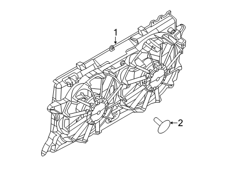 2011 Ford F-150 Cooling System, Radiator, Water Pump, Cooling Fan Diagram 1 - Thumbnail