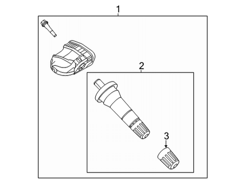 2023 Ford Maverick Tire Pressure Monitoring Diagram