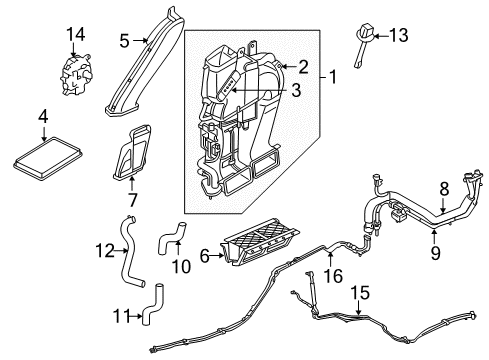 2007 Ford Escape Auxiliary Air Conditioner Diagram