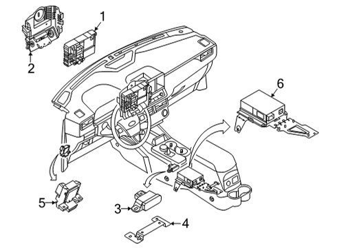 2023 Ford Maverick Controls  Diagram 1 - Thumbnail