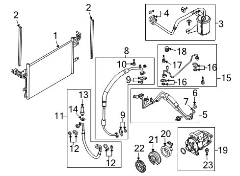 2009 Ford Flex Air Conditioner Diagram 1 - Thumbnail