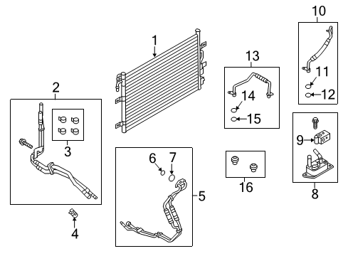 2016 Ford Special Service Police Sedan Trans Oil Cooler Diagram