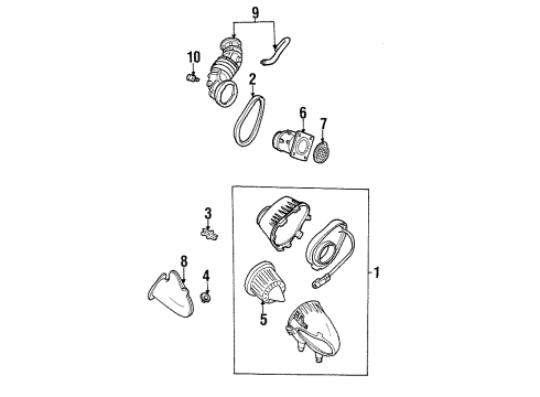 1995 Ford Mustang Air Intake Diagram