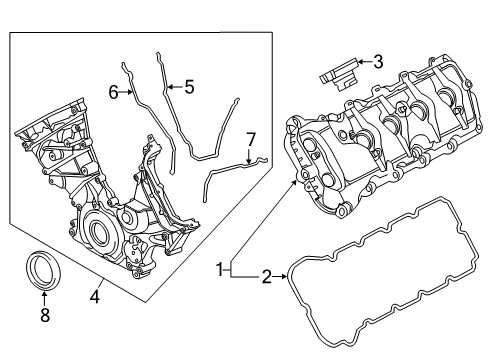 2013 Ford F-150 Valve & Timing Covers Diagram 3 - Thumbnail