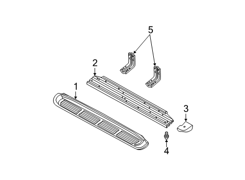 2001 Ford F-250 Super Duty Running Board Diagram