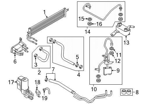 2021 Ford EcoSport Oil Cooler, Transmission Diagram 1 - Thumbnail