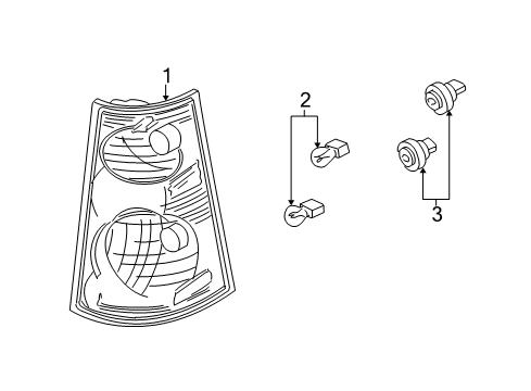 2005 Ford Explorer Sport Trac Combination Lamps Diagram