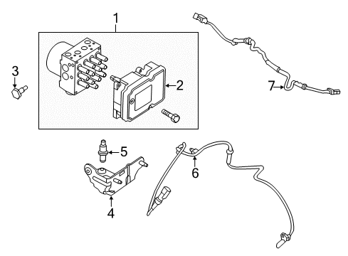 2014 Ford Explorer Anti-Lock Brakes Diagram