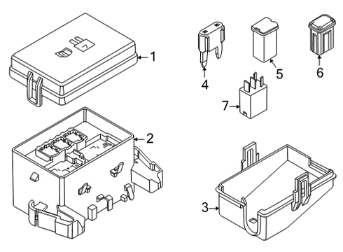 2021 Ford F-150 Fuse & Relay Diagram 1 - Thumbnail