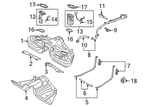 2022 Ford Mustang Fuel Supply Diagram