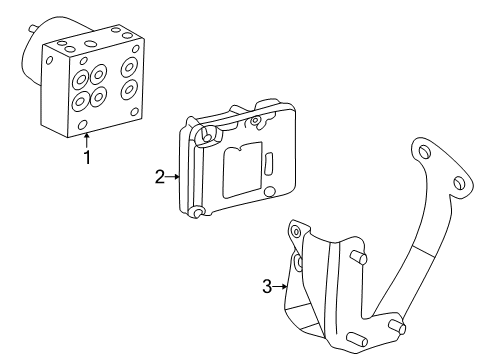 2008 Mercury Mountaineer Anti-Lock Brakes Diagram