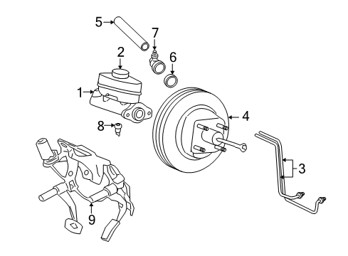 2005 Lincoln Aviator Dash Panel Components Diagram