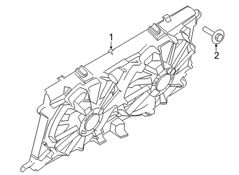 2021 Ford F-150 Cooling System, Radiator, Water Pump, Cooling Fan Diagram 5 - Thumbnail