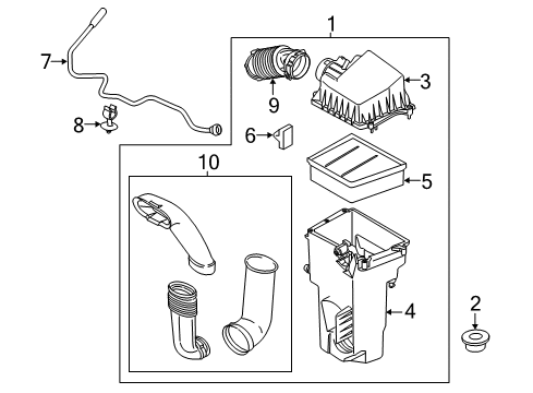 2019 Ford Fiesta Clip Diagram for -W703453-S300